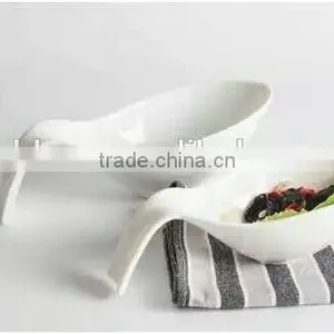 Royal Porcelain Dinner Plate ,white Wavy Dinner Plate, Flat White Porcelain Cake Plate thumbnail-4
