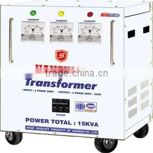 Hansinco Electric Transformers New 2038 B - 2000VA (Input: 220V, Output: 110V, 100V) thumbnail-1