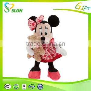 Valentine's Day Teddy Bear Plush Toy With Red Heart thumbnail-3