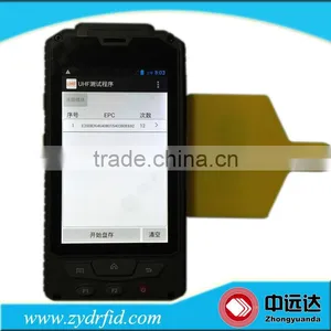 UHF Handheld RFID Reader Android 4.0 WIFI GPRS Bluetooth for Inventory Tracking thumbnail-1