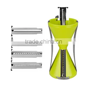 4 Blades Spiralizer Vegetable Spiralizer Manual Vegetable Slicer thumbnail-3