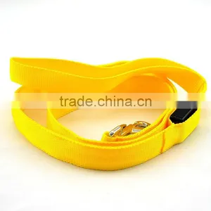 Yellow Color Luminous Dog Leash Retractable / Nylon Rope Dog Leash thumbnail-2