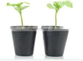 pe Black Plastic Garden Pot thumbnail-1