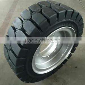 CHEAP Forklift Solid Tire, Tracktor Forklift Tire 7.50-16 10-16.5 Etc. thumbnail-3