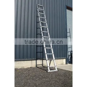 3.2m,3.85m ,4.4m,5m Telescopic Ladder With Unique Integral Safety Stabiliser and Heavy Duty Carry Bag thumbnail-3