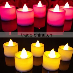 Huaming Colorful Electronic Flameless LED Wax Candle Light thumbnail-2