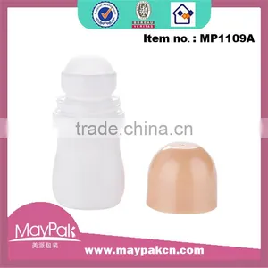Custom Thin Neck Fat Body Plastic Roll on Bottle thumbnail-1