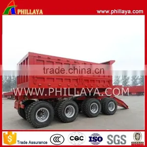 15ton 20ton Side Tipping Full Trailer Side Dump Full Trailer thumbnail-2