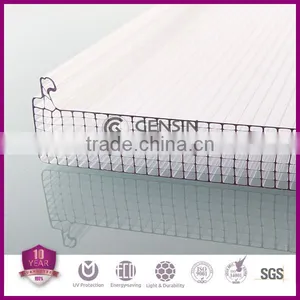 Gensin U-LOCK Polycarbonate Sheet With Clips 16mm-30mm Plastics Roofing thumbnail-1