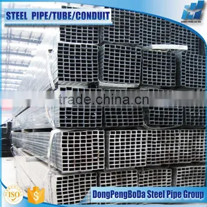 Carbon Box Section 40/40/1.4mm Pre Galvanized Steel Square Tube thumbnail-1