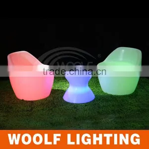 Cute Waterproof Indoor and Outdoor Used LED Round Table Furniture thumbnail-1