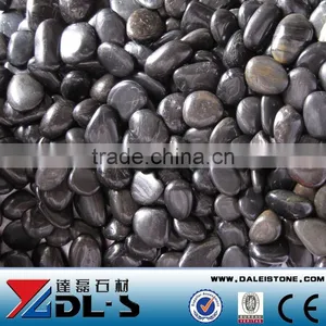 Black Polished River Pebbles Stone thumbnail-1