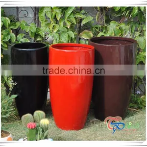 Fiberglass Indoor DecorationTall Flower Pot Planter thumbnail-4