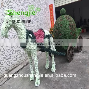 SJLJ013685 Wholesale Topiary Frame Artificial Boxwood Topiary Animal thumbnail-4
