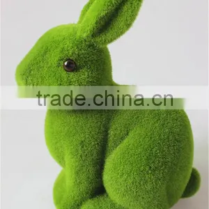 Home and Garden Easy Shopping Decorative 30cm Height Artificial Green Grass Moss Bunny Easter Rabbit E10 26T09 thumbnail-1