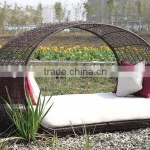 Outdoor Leisure Patio Rattan Garden Modern Dining Lying Bed thumbnail-1