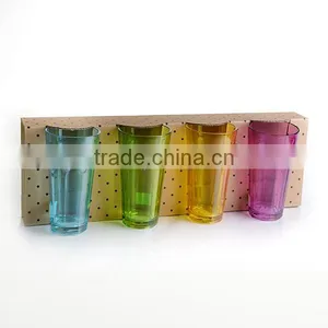 16.5oz Funny Beer Glass Party Drinking Glass Colorful Whisky Glass thumbnail-2