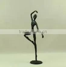 Dancing Metal Lady Sculpture & Statue thumbnail-1