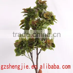 Bonsai Artificial Plants,party Decoration, Shengjie Artificial Purple Perilla for Wholesale thumbnail-1