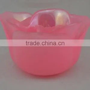 Flower Pink Candle Holder for Gift and Holidays thumbnail-1
