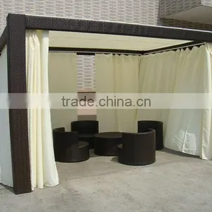 Poly Rattan Gazebo thumbnail-2