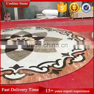 Custom Modern Italian Inlay Marble Lobby Flooring Design thumbnail-2