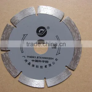Guangjing 4.5" Diamond Segment Sintered Saw Blade Wheel Marble Cutting Blade Price thumbnail-1