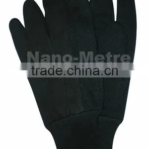 NMSAFETY Brown Jersey With Pvc Dots Safety Work Gloves thumbnail-1