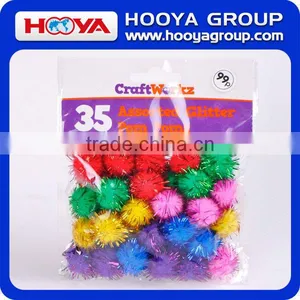Polypropylene Glitter Pom Pom Pom thumbnail-1
