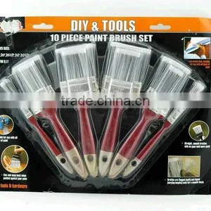 10PC PAINT BRUSH SET thumbnail-1