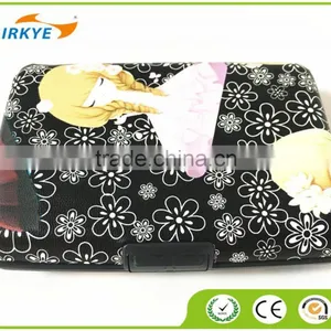 PU Leather Aluminum Wallet Business Card Holder, Credit Card Holder RFID Blocking thumbnail-1