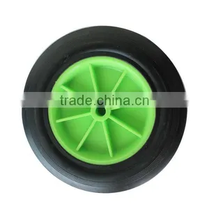 Qingdao Wantai 5 Inch Pneumatic Wheel Rims Wheel Solid pu Wheelbarrow Wheels thumbnail-6