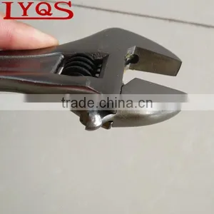 10" Carbon Steel Drop Forged Adjustable Wrench Spanner thumbnail-1