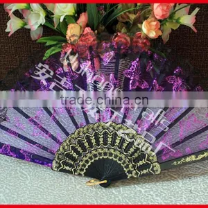 Promotional Lace Colorful Hand Fan thumbnail-2