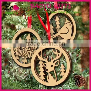 3pcs/set Colorful Round Christmas Decorating Christmas Tree Hanging Stocking thumbnail-1