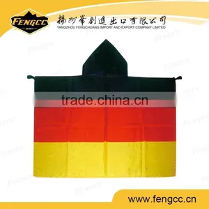 2016 Germany Flag Rain Ponchos With Logo in Cheap Price thumbnail-5