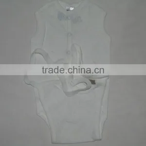 100% Organic Cotton Baby Breathable Romper Body Suit Cartoon Custom Design Baby Romper Body Suit and Sleeveless Body thumbnail-1
