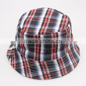 Various of High Quality Europestyle Checked Bucket Hat thumbnail-3