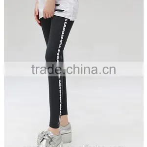 Newest Wholesale Ladies Cheap Alphabet Print Cotton Pants Customized thumbnail-3