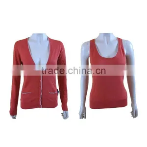 2016 New Style Cheap Ladies Warm Winter Coat and Vest Wholesale Cheap Price Garment Closeout thumbnail-1