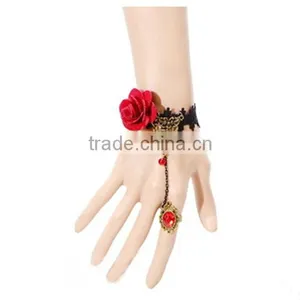 American Export Antique Flower Design Bracelet and Ring Sets Bride Jewelry Set thumbnail-1