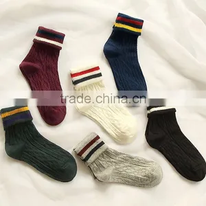 Zm22058a Hot Sale Girls Funny Socks Women Autumn Winter Warm Socks thumbnail-1