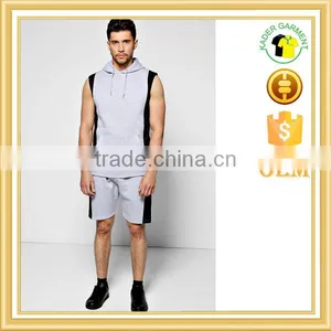 New Trendy Sports Suits for Men Gym Fitness Tracksuits Custom thumbnail-1