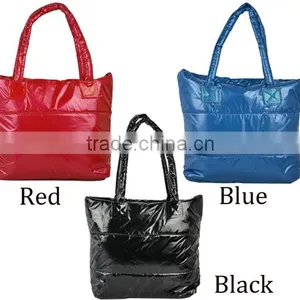 Korea Girls Ladies Space Bale Winter Cotton Totes Lady Bag Shoulder Bag Handbag Bag 3 Colors 8231 thumbnail-1