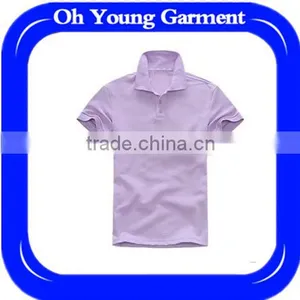 OEM Service Blank Loose Round Collar Short Sleeve Polo Shirts Clothing Manufacturers In China thumbnail-1