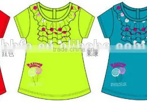 Branded Stocklot Girl t Shirt Branded Short Sleeve Chidren Wholesale thumbnail-2