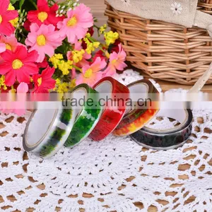 1.5*10m Pattern Waterproof Adhesive Washi Masking Tape for Office Decor . thumbnail-2