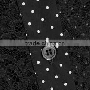 New Fashion Summer Lady Clothing Bra Lace Office Wear Blouse Chiffon Material thumbnail-5