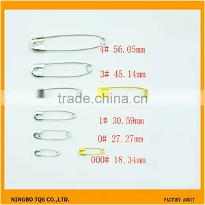 Fashion Golden Silver Brass Safty Pin Brooch Iron Safety Pins thumbnail-1