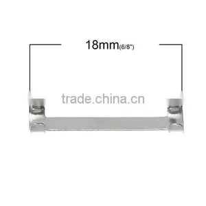 Wholesale Silver Tone Rectangle Ring Size Adjuster Reducer Resizer Clip thumbnail-2